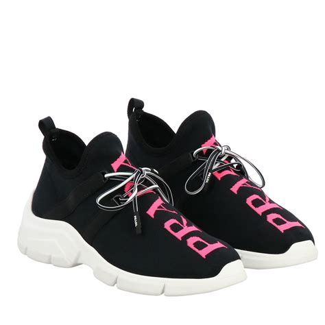 prada sock sneakers on|prada slip on sneakers women.